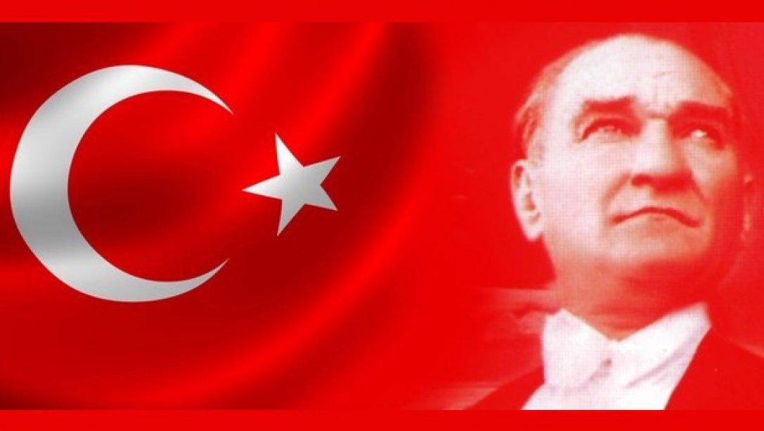 İlçe Milli Eğitim Müdürümüz Sn. Mustafa ÖZEN'in 30 Ağustos Zafer Bayramı Mesajı
